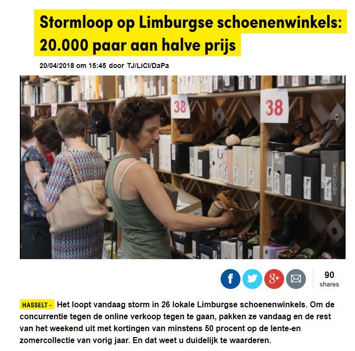 Limburg schoenenwinkels