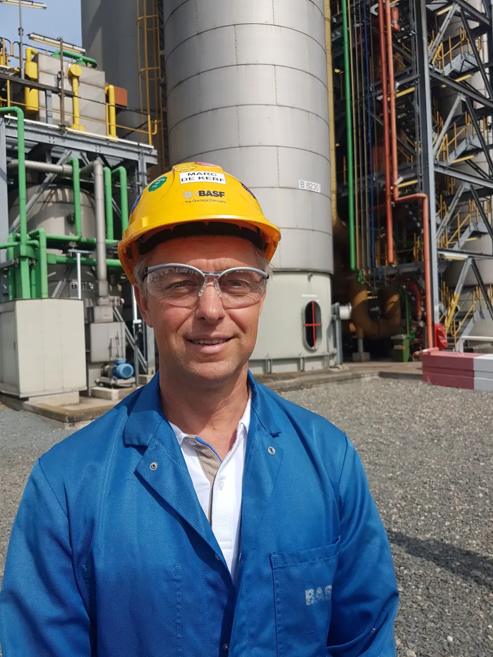 Marc De Kerf, maintenance manager BASF
