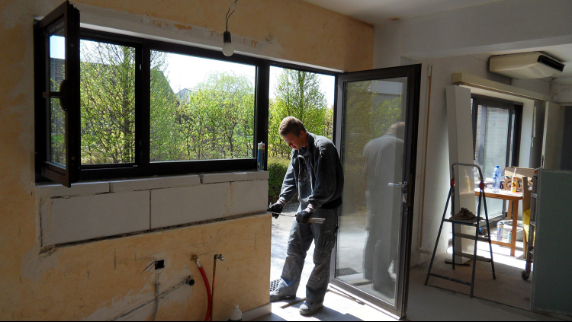 ramen plaatsen bij renovatie