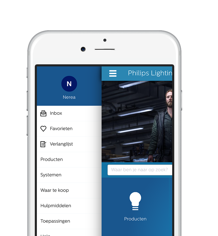 De app leent zich uitstekend als technisch hulpmiddel, maar kan ook ingezet worden om klanten meteen informatie te geven over producten