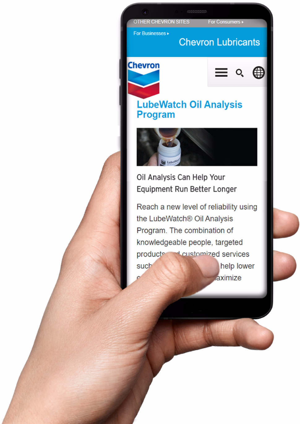 Analyse d'huile LubeWatch