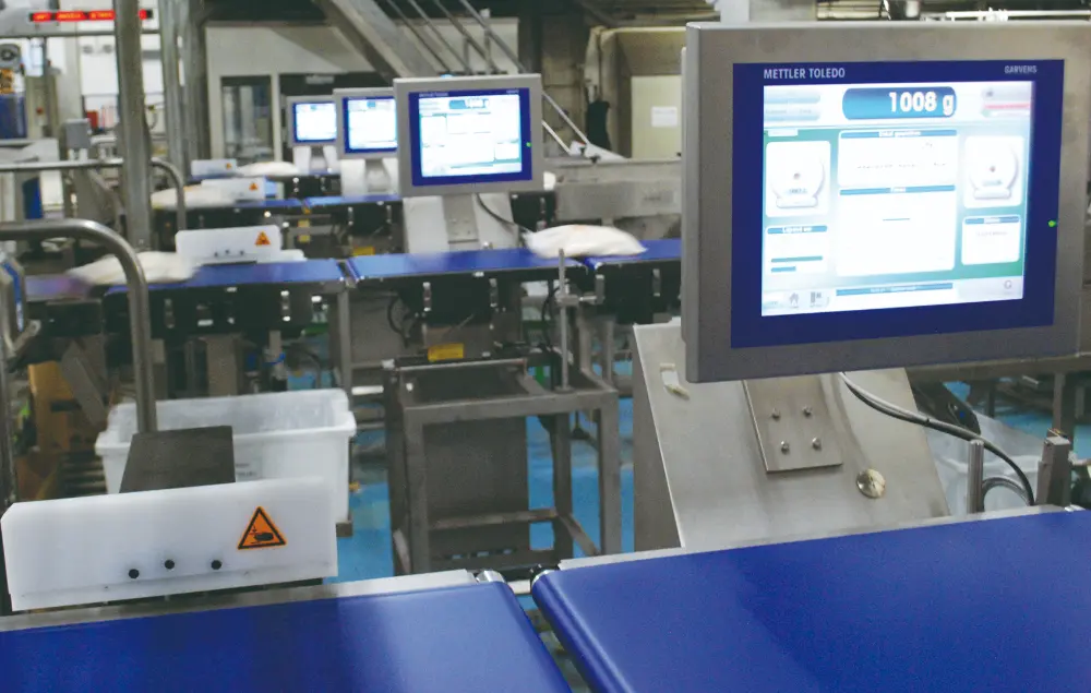 Les cinq nouvelles balances de contr&ocirc;le aident l'entreprise &agrave; assurer la conformit&eacute; des produits de pomme de terre