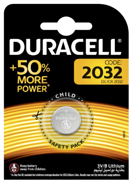 Duracell knoopbatterij