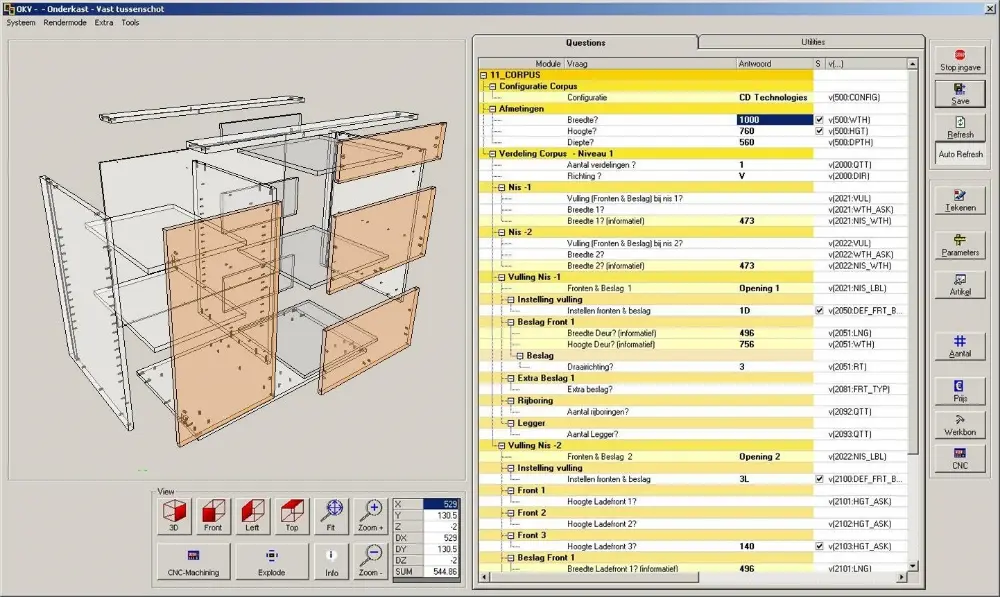 Bibliotheek CAD/CAM