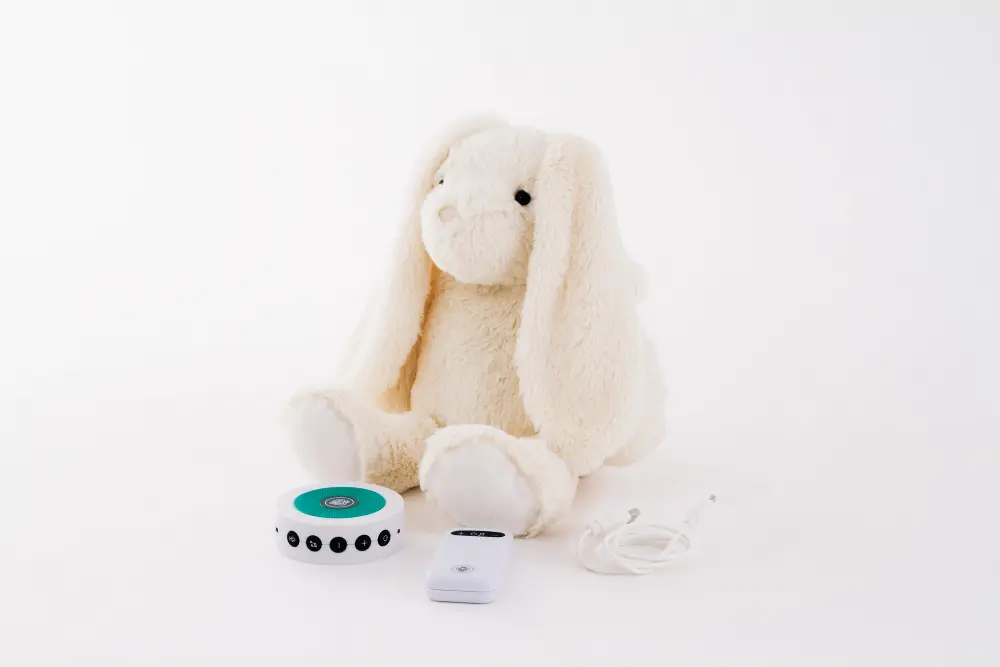 De knuffel Back To Sleep Bunny van Prince Lionheart