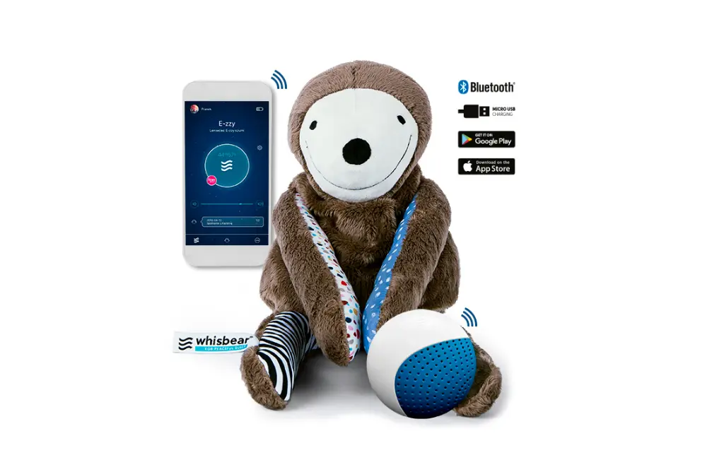 E-ZZY sloth luiaard knuffel met app