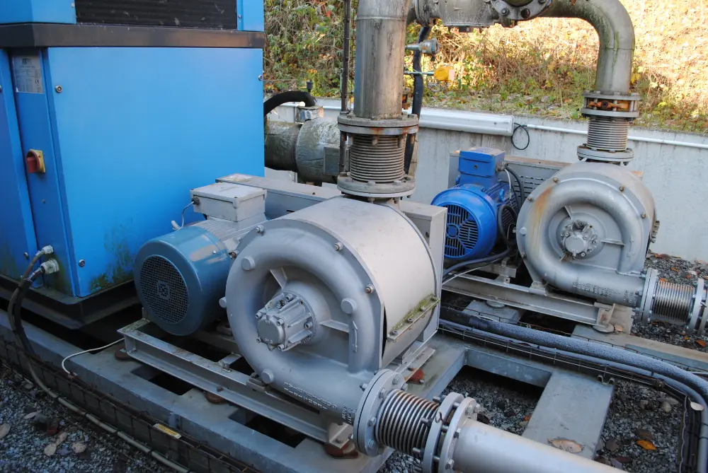 motor pomp biogas