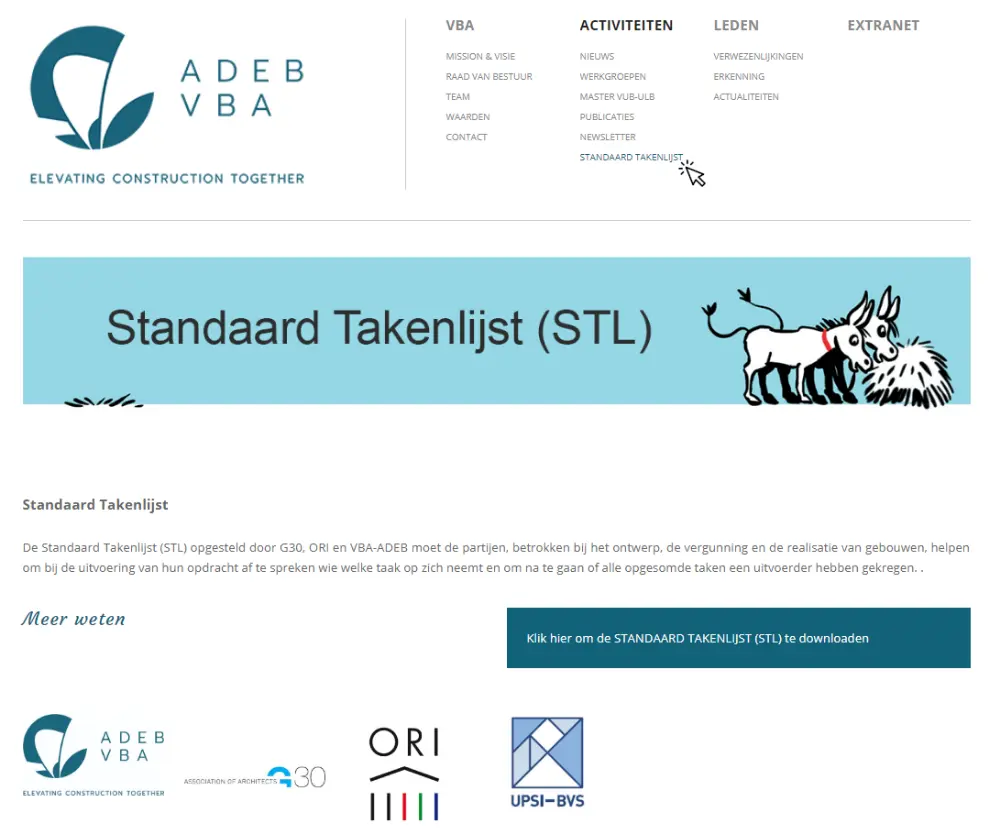 ADEB VBA Standaard Takenlijst