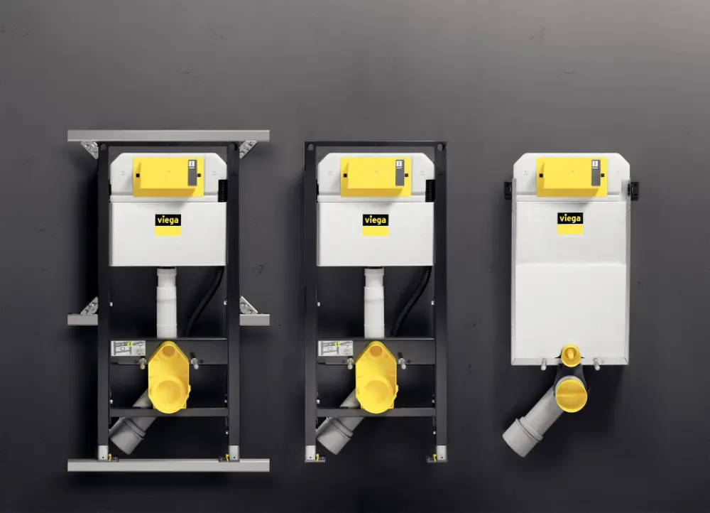 Viega-voorwandsysteem "Prevista" 