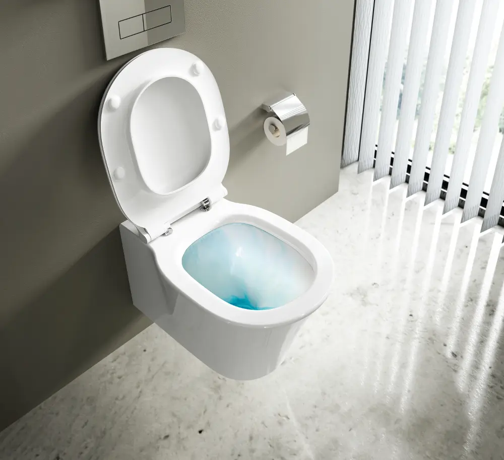 Aquablade spoeltechnologie wc toilet Ideal Standard badkamer