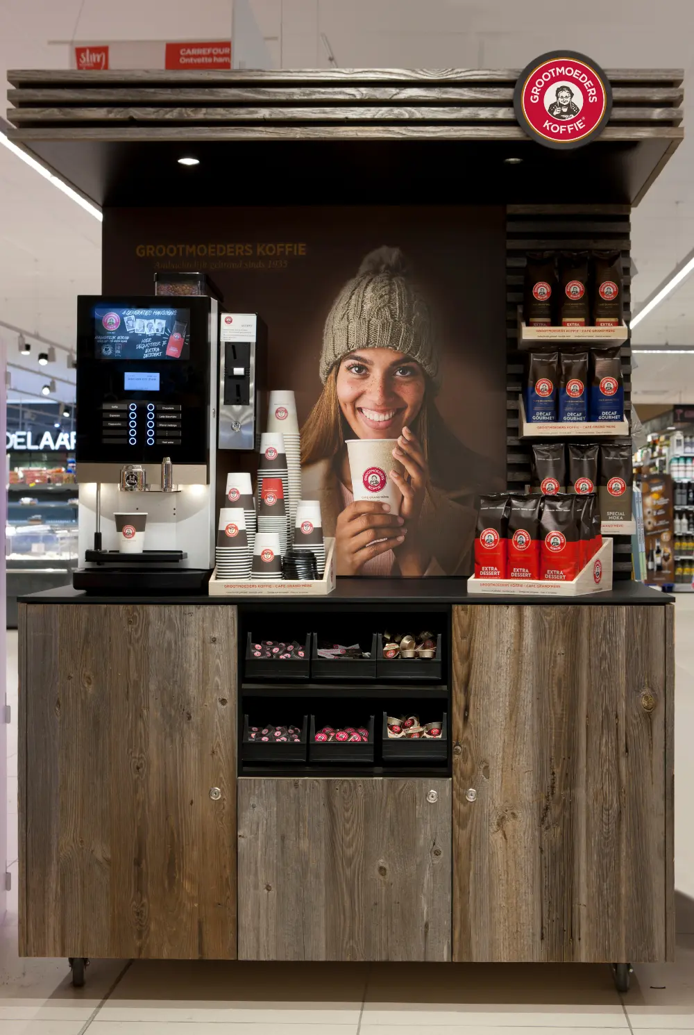 koffie in dagbladhandel