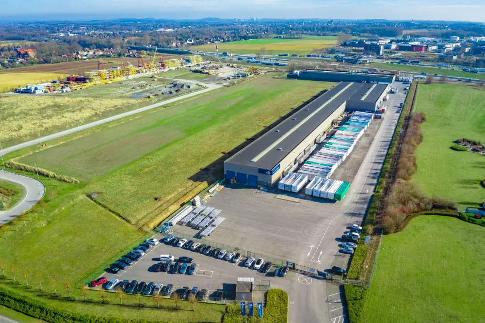 Le site de production à Tournai