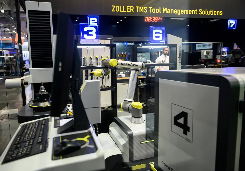 Een goed voorbeeld van de manier waarop automatisering zich zal uitstrekken naar het volledige proces, en de rol die AGV’s hierin zullen spelen, was te zien bij Zoller
