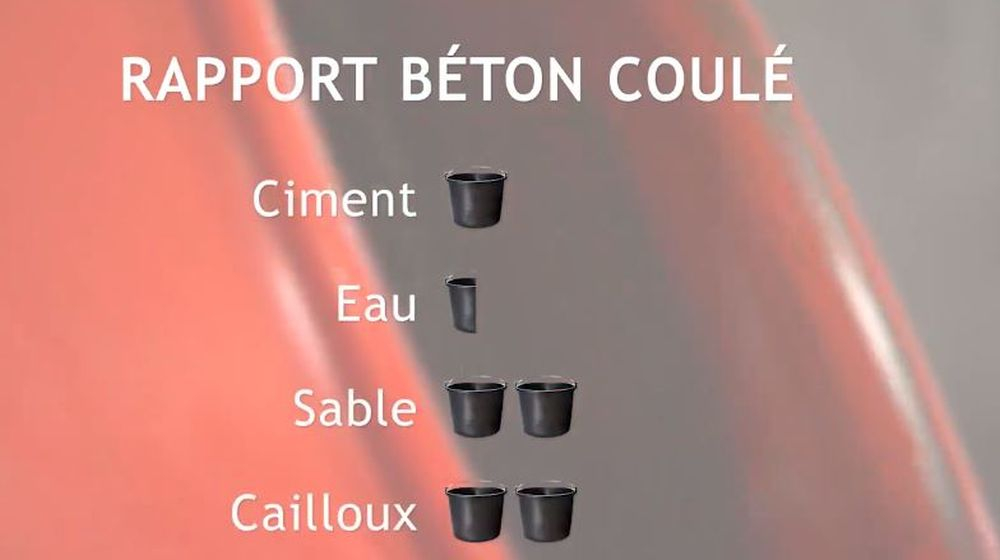 béton coulé préparation