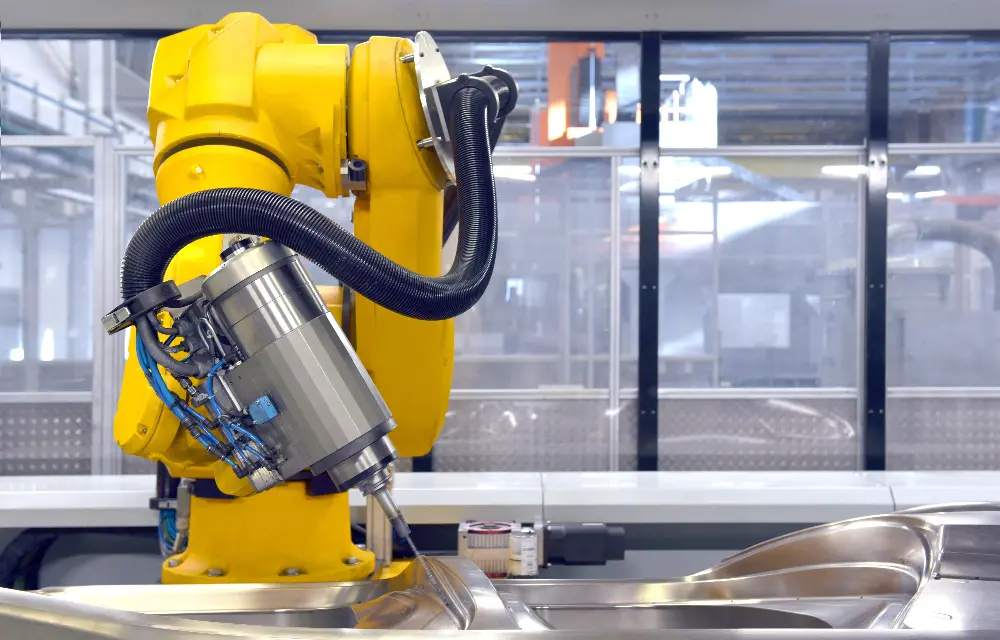 Diepe gaten boren via robotica