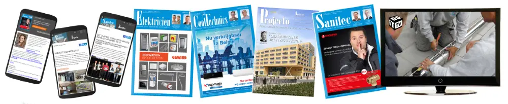 Elektricien, CoolTechnics, Projecto, Sanilec en Dobbit tv