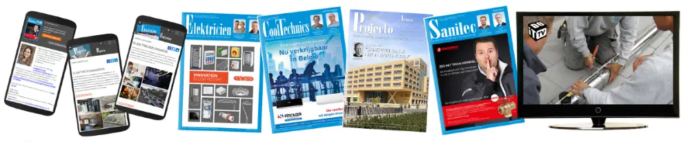 Elektricien, CoolTechnics, Projecto, Sanilec en Dobbit tv