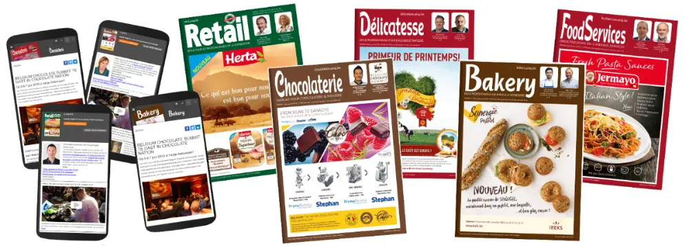 Chocolaterie, Retail, Délicatesse, Bakery en FoodServices