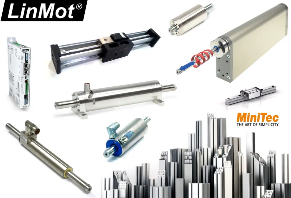 Aperçu de la gamme de produits LinMot / Minitec