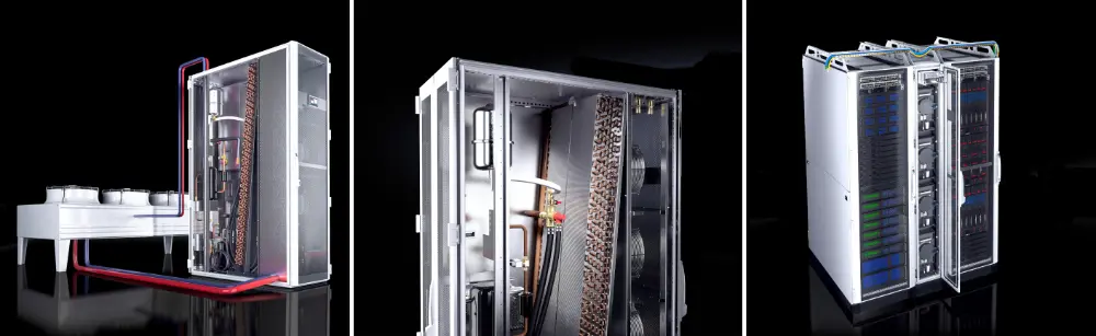 A gauce le LCP DX, central le LCP Inline DX, &agrave; droite le LCP CW