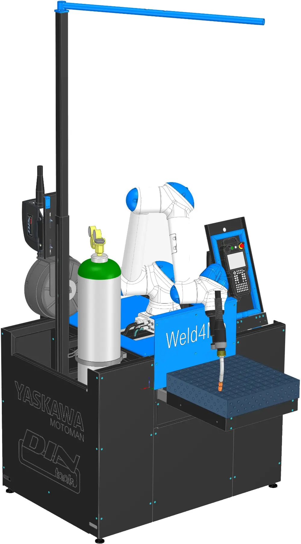 De Weld4Me-robotcel is  een flexibele totaaloplossing