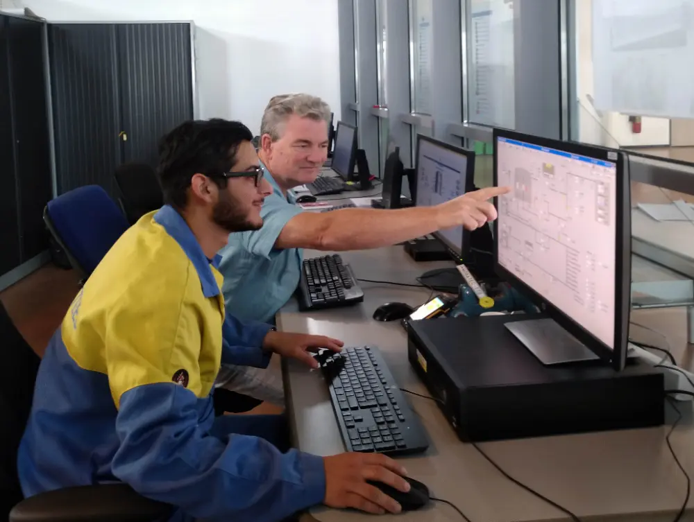 Operator training aan de hand van het model