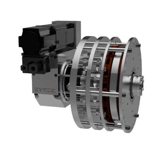 Figuur 4B: Met de V-TORQ beschikt de gebruiker over een koppeling met een variabele snelheid en luchtspleet van 3 – 25 mm waarmee een overbrengverhouding is te realiseren van ≈1 > n> 0