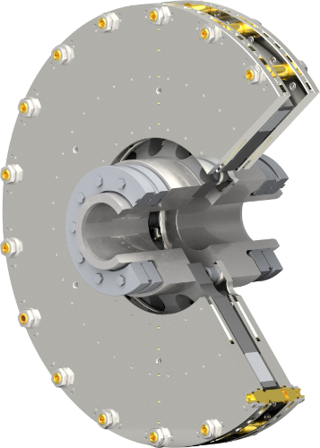 Figuur 5: Opengewerkte versie van de contactloze magneetkoppeling