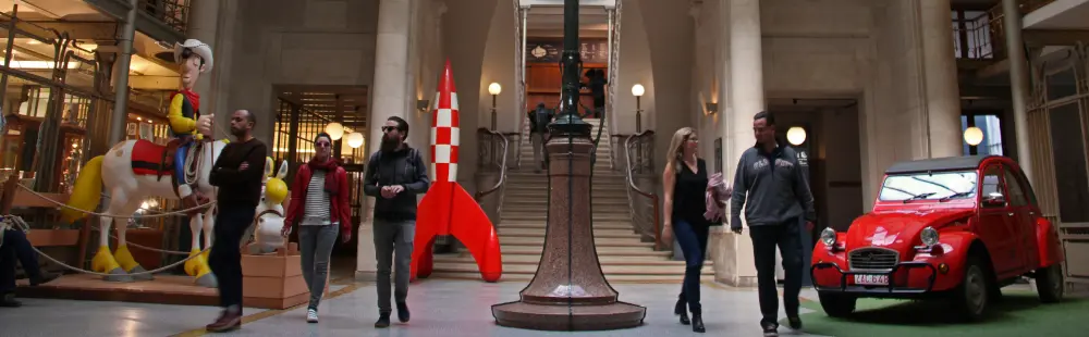 strips ballon media dertig jaar Belgisch stripmuseum