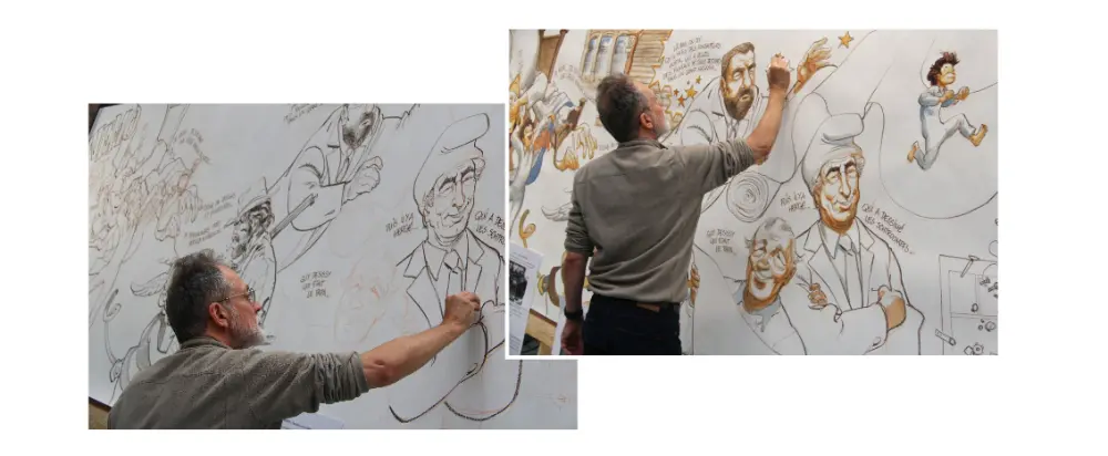 Gert Meesters universit&eacute; Lille Universiteit Rijsel strips ballon media dertig jaar Belgisch stripmuseum