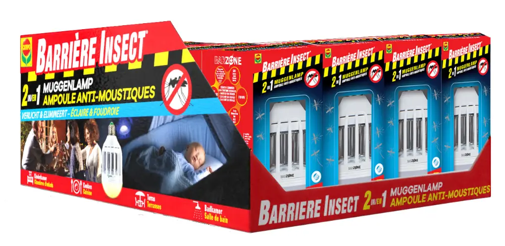 barrière insect muggenlampen