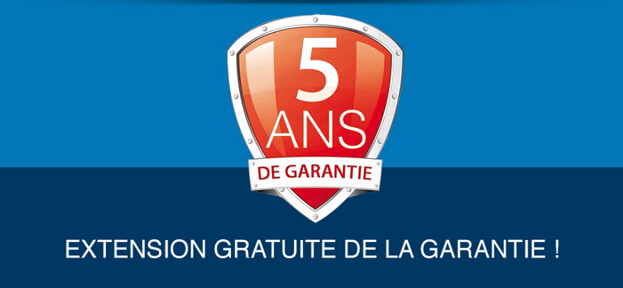 Extension gratuite de garantie