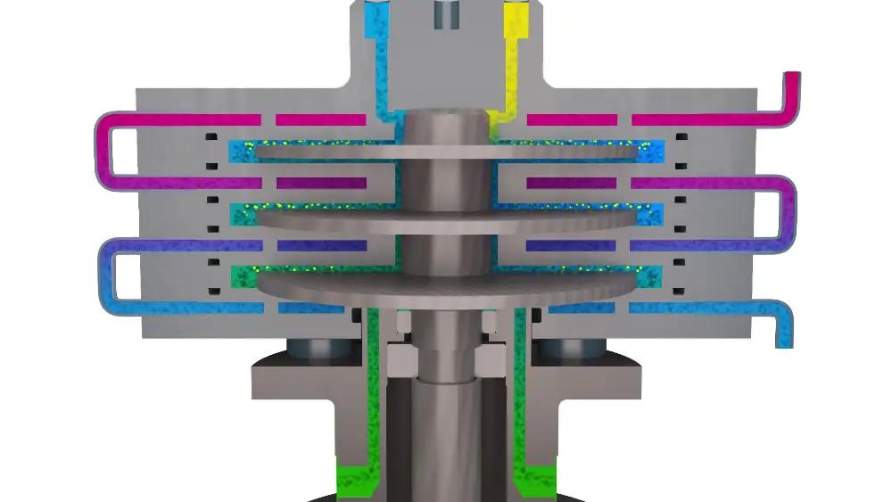 Spinning Disc Reactor principle