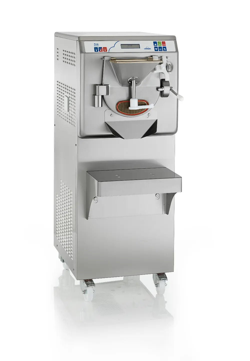 Fabrikanten zoals Carpigiani bieden voor starters vrijstaande ijsmachines aan, zoals deze READY  20/30 NC