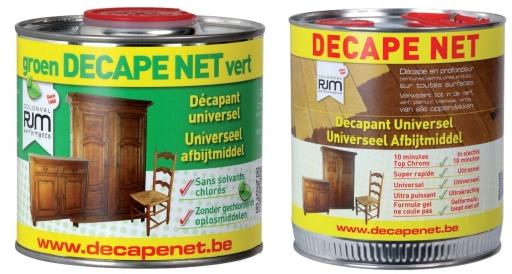 Decape Net de Forever, un décapant universel qui élimine peinture, enduit, cire, vernis, … jusque dans le nerf de chaque surface