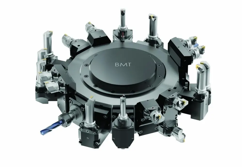 Een BMT-turret met gereedschapshouders van Kennametal