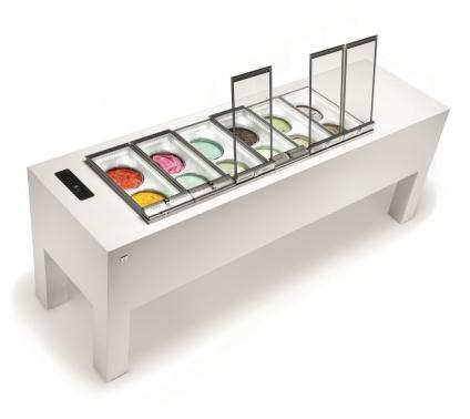 ECD verdeelt de  Panorama-vitrines van IFI,  die een combinatie vormen van  de klassieke scheptogen met  pozzettisystemen