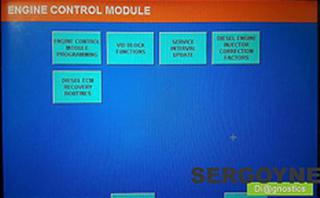 Om de VID Block in de motor-ECU te wijzigen, gaan we naar het menu 'Module programming and replacement' en selecteren daar 'Engine control module'. Vervolgens selecteren we 'VID Block Functions' en 'Create New VID Block” voor de creatie van een nieuwe codeerstring in de motor-ECU