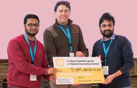 Team Induction won een training en een geldprijs