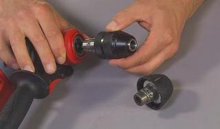 Adapter le mandrin