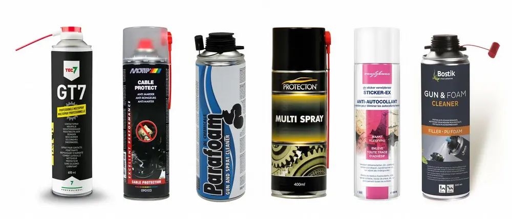 L’offre de sprays est particulièrement vaste