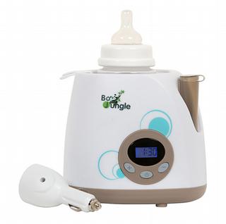 Ce chauffe-biberon de BoJungle est le plus large et le plus rapide du march&eacute;: en 1,5 minute (4 minutes en voiture), il chauffe 240 ml