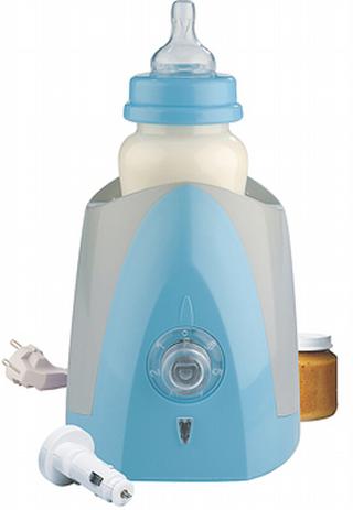 Deze fles- en potjesverwarmer van Thermobaby beschikt over een thermostaat waarmee de gewenste temperatuur ingesteld kan worden