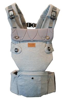 L’Omni babycarrier de Najell est un porte-bébé en deux phases (0-3 ans) et offre une répartition du poids unique grâce au tour de taille