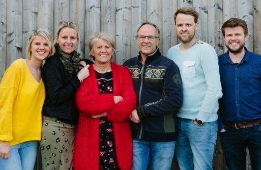 Astrid, Karolien, Rita, Walter, Denis et Gert-Jan