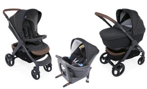 Autostoelen Chicco OASYS 0+ UP en Chicco OASYS i-Size, inbegrepen in Trio StyleGo Up & i-Size, laten  een app alarmeren wanneer een kindje er nog in zit nadat de ouder de wagen verlaten heeft