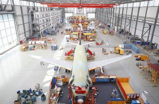 L'assemblage final des modèles A320 a lieu sur le site d'Airbus de Finkenwerder (source: Airbus)