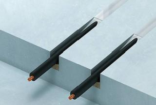 L'avance et l'apport de courant sur ces VGA se font sur la base de l'induction via des câbles intégrés dans le sol