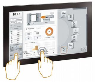 La technologie multitactile  permet de zoomer ou naviguer, comme sur une tablette La technologie multitactile  permet de zoomer ou naviguer, comme sur une tablette