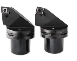 De combinatie van een specifieke houder met een stabiele klemming met P-hefboom, biedt de nieuwe houders ruimte voor grotere snijplaten voor zware toepassingen, vooral bij smeedbare materialen